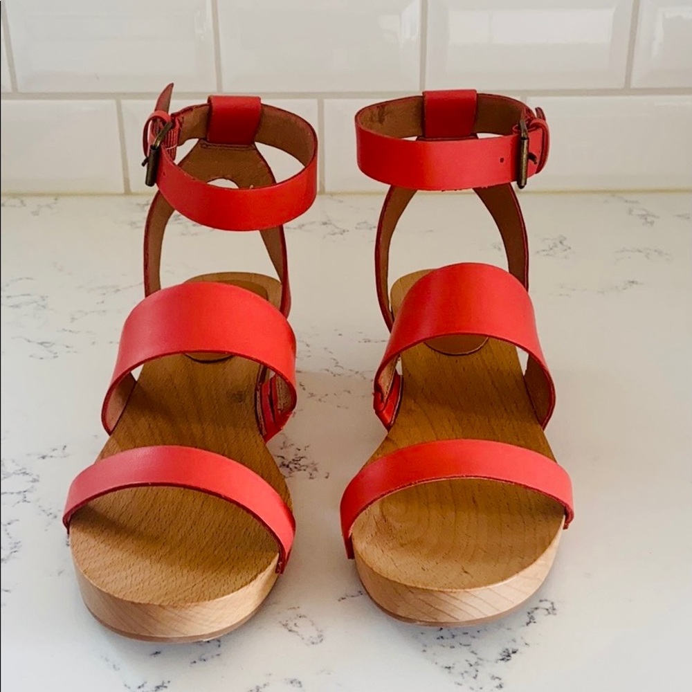 Madewell Coral Color The Jodi Clog - Picture 4 of 16